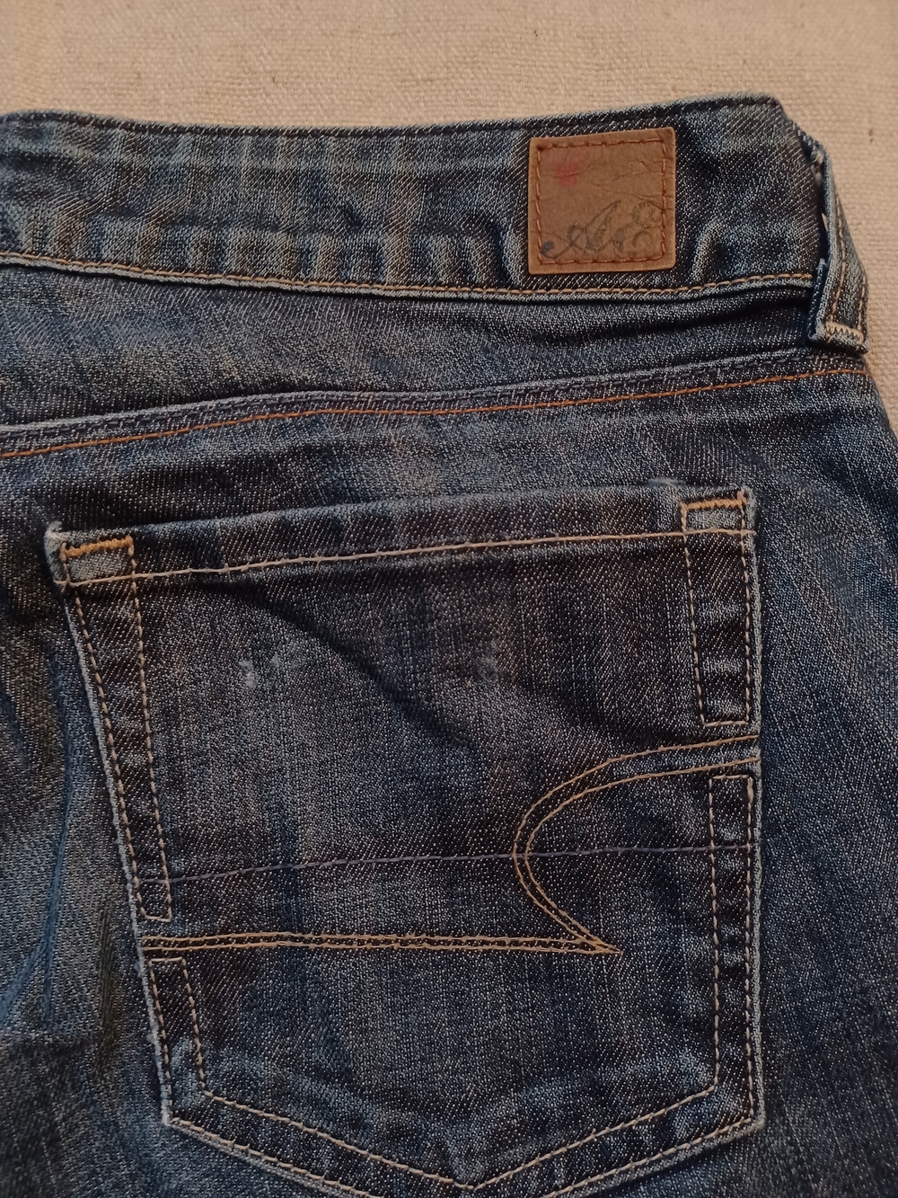 American Eagle AE 77 Straight Leg Jeans Women's Size 8 Regular - Picture 5 of 11